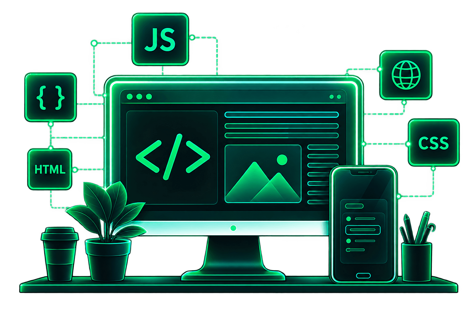 Web Development Graphic