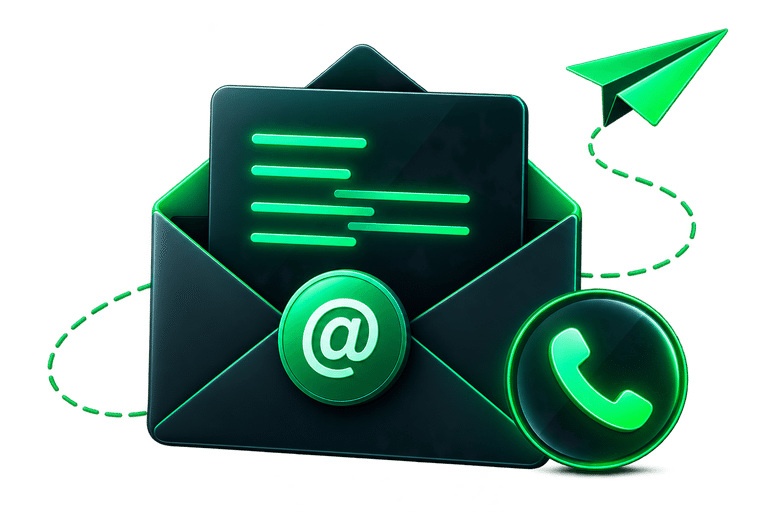 Contact Us Envelope
